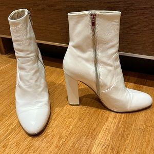 White booties